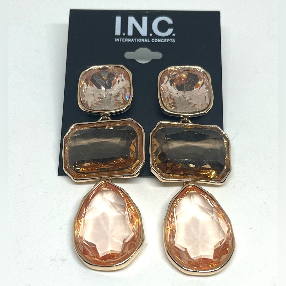 I.N.C. Large Drop Earrings NWT